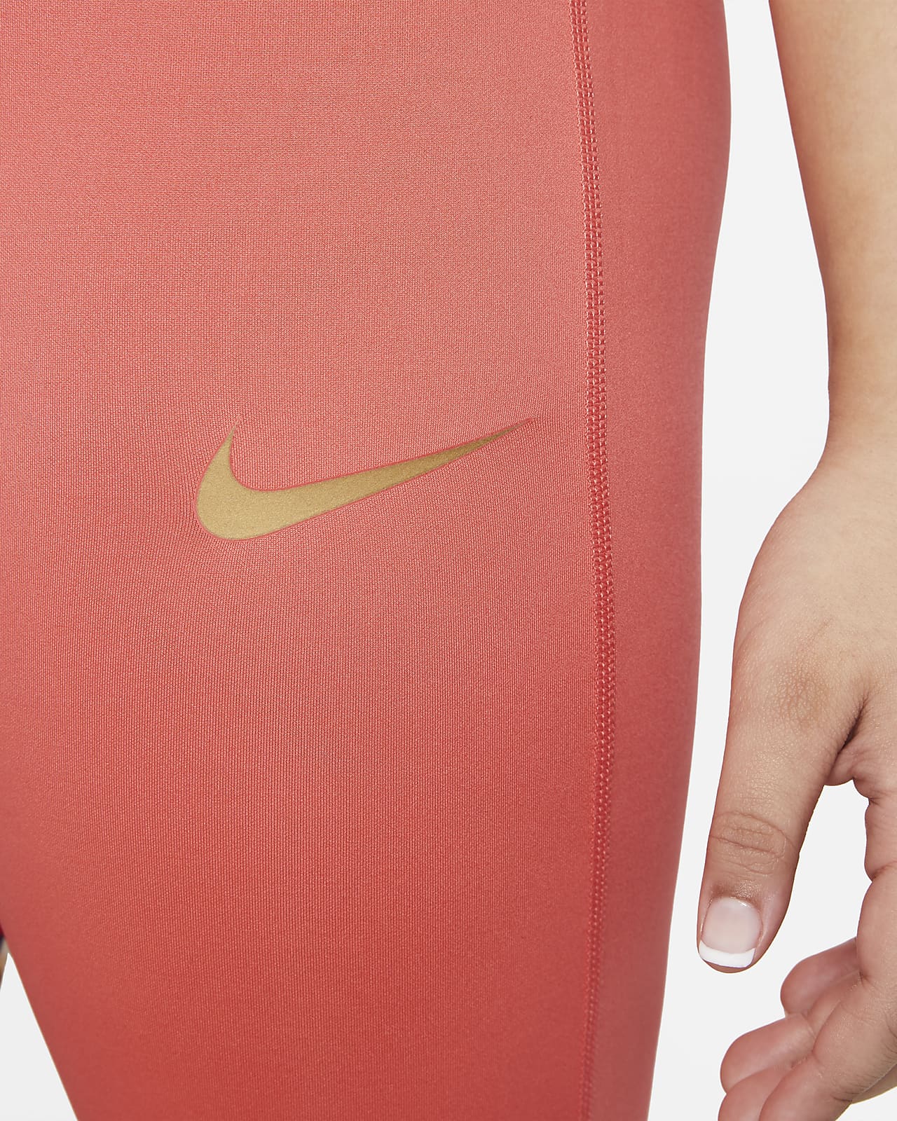 Nike Pro Dri-FIT Older Kids' (Girls') Leggings (Extended Size). Nike LU