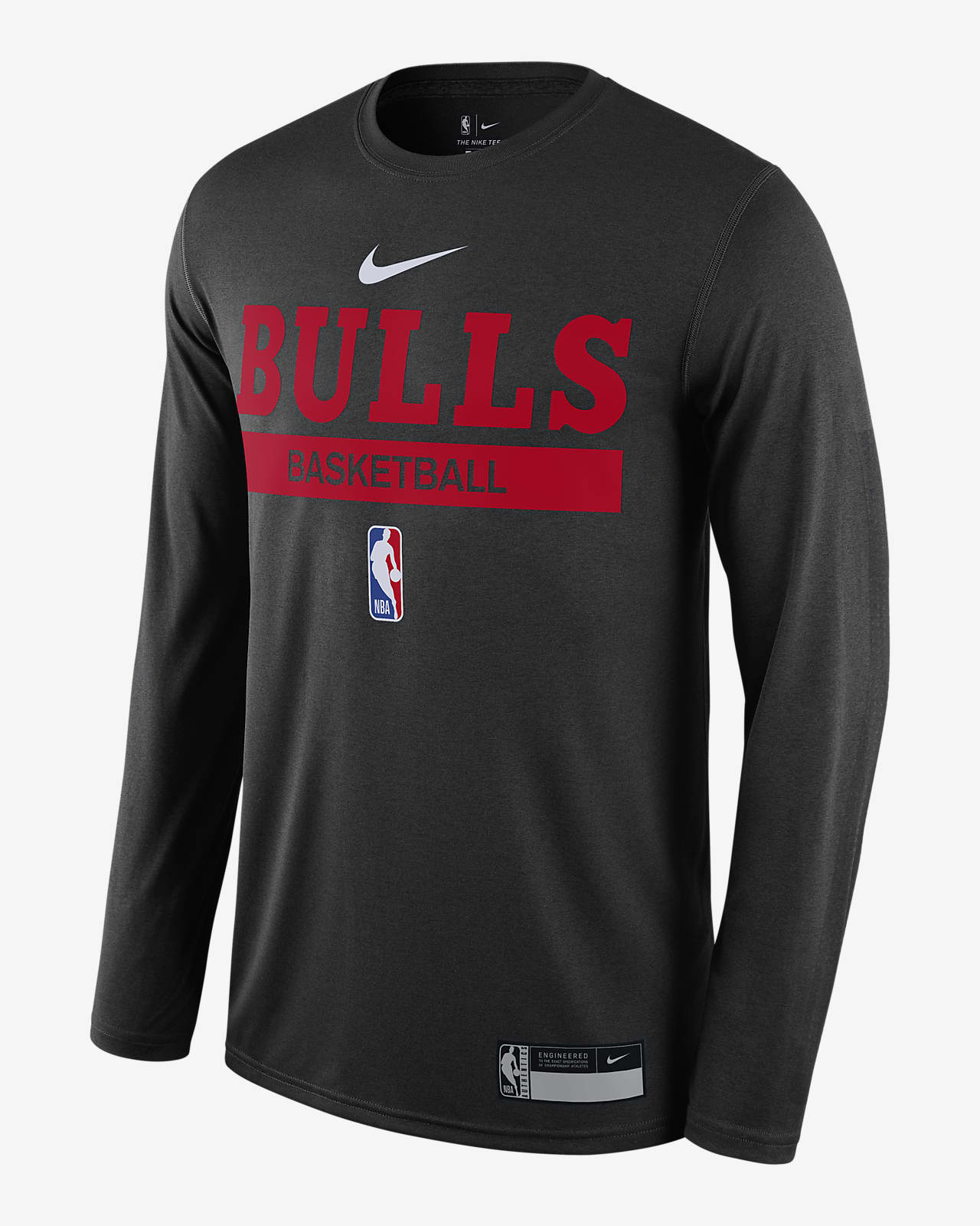 Spektakel vreemd Bron Chicago Bulls Men's Nike Dri-FIT NBA Practice Long-Sleeve T-Shirt. Nike LU