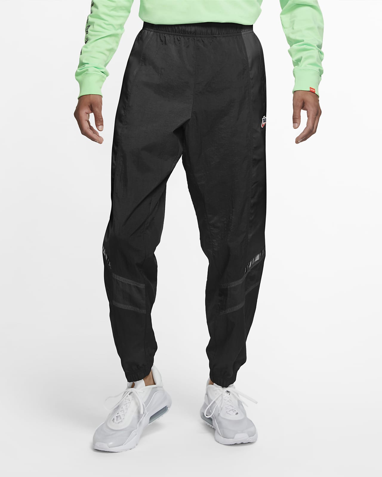 Nike Mens Stretch Woven DriFit Training Pants Black Color Windpants L   Amazonin Sports Fitness  Outdoors