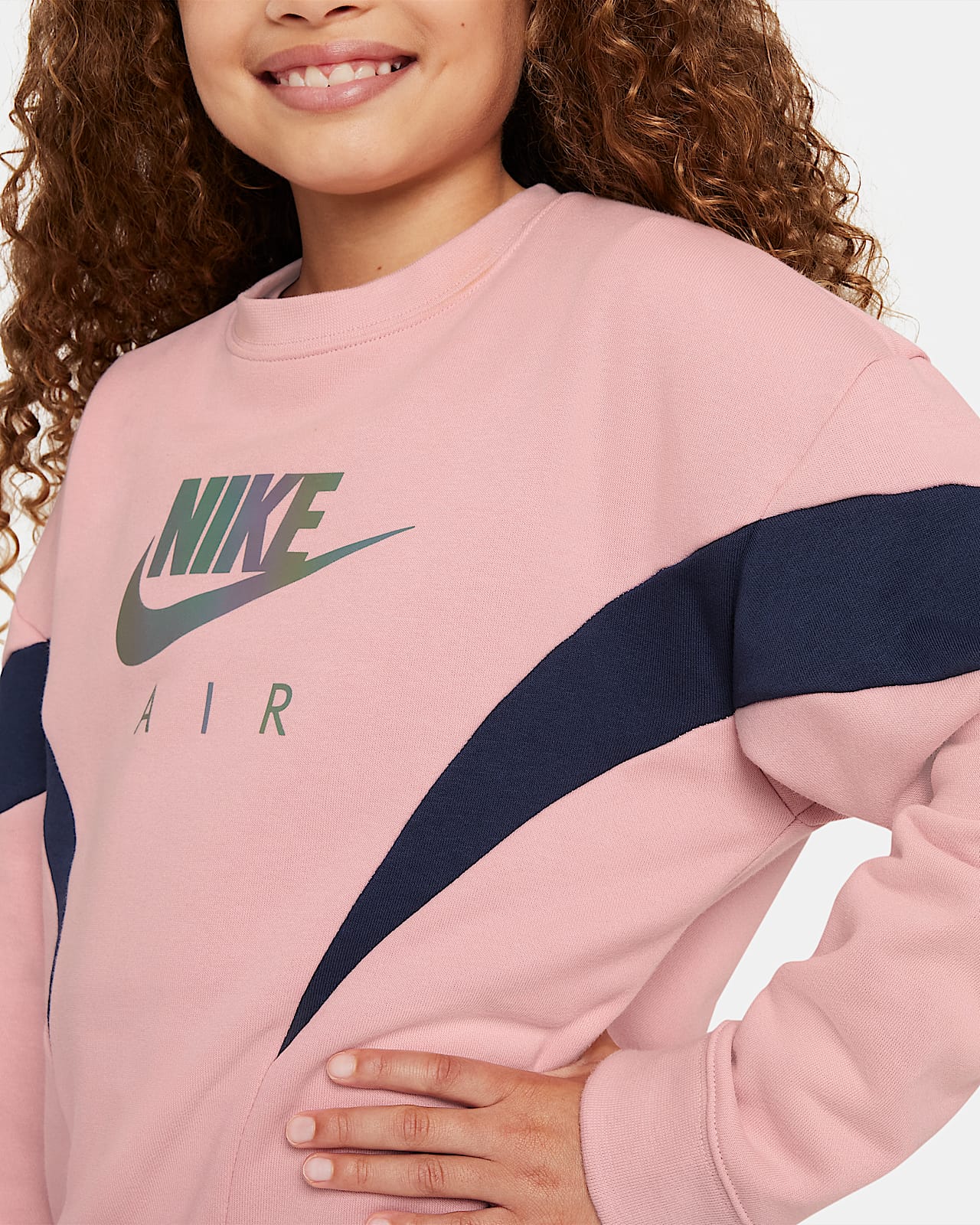 Nike Air Sweatshirt van sweatstof voor meisjes. Nike NL