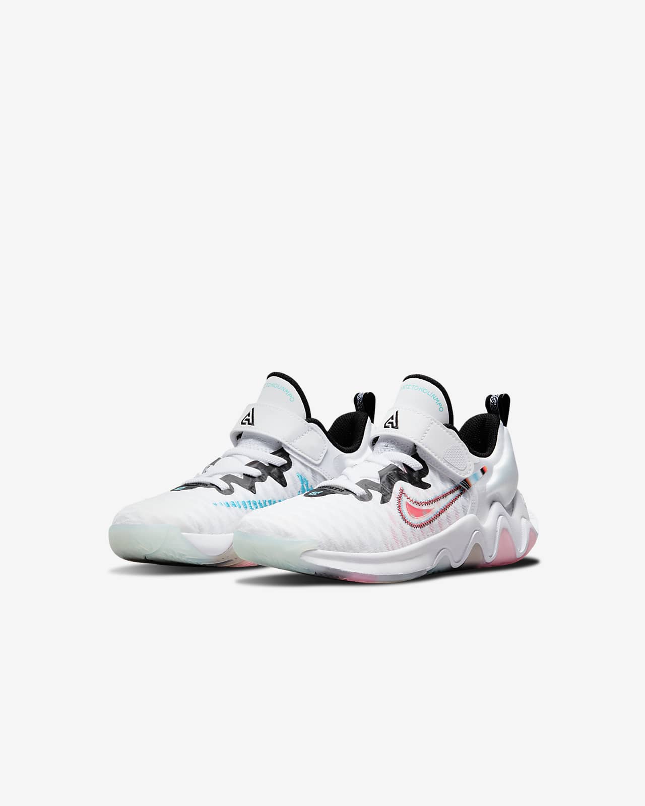 giannis blue shoes
