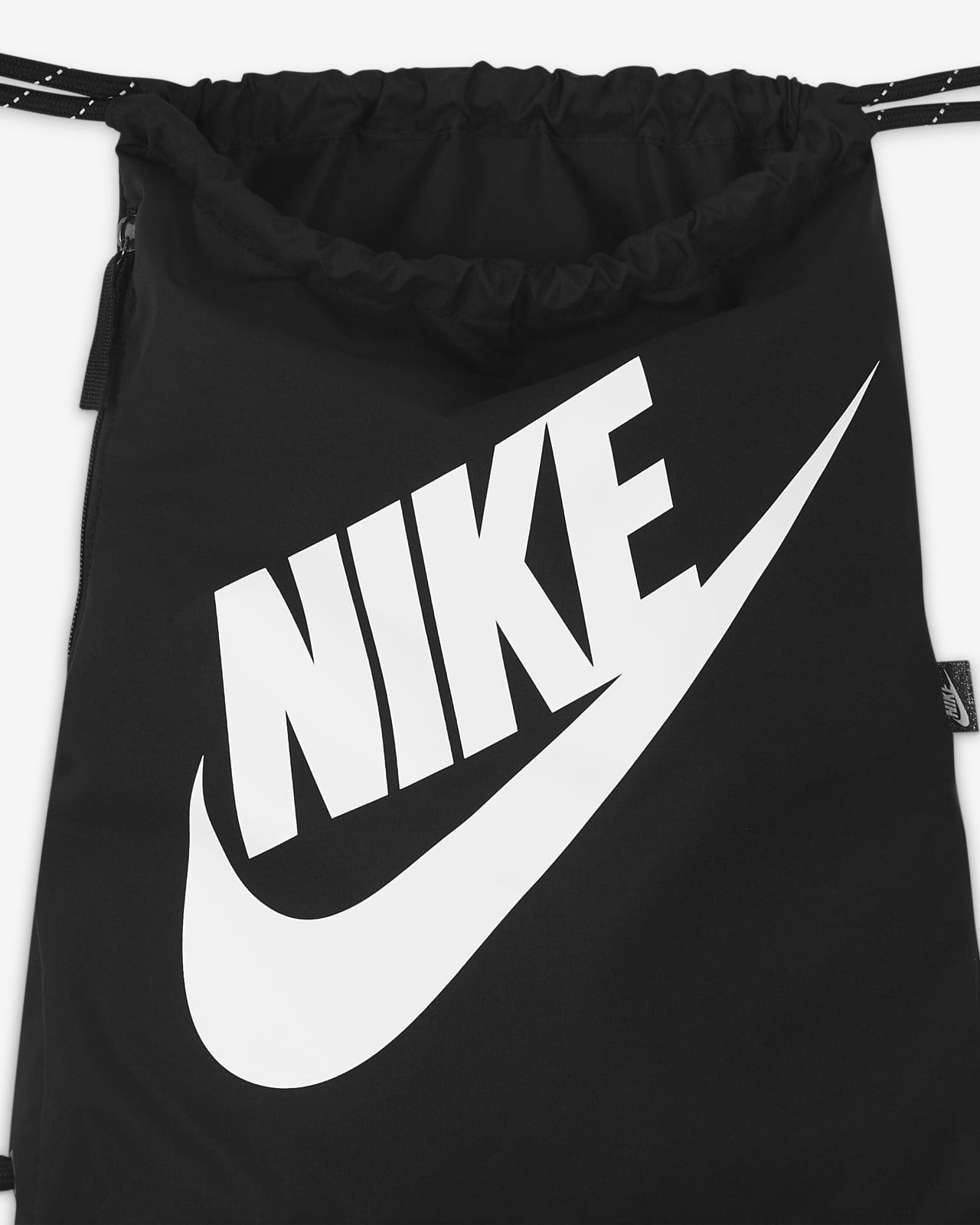 Nike - Pochette tour de cou unisexe avec cordon de serrage - Noir