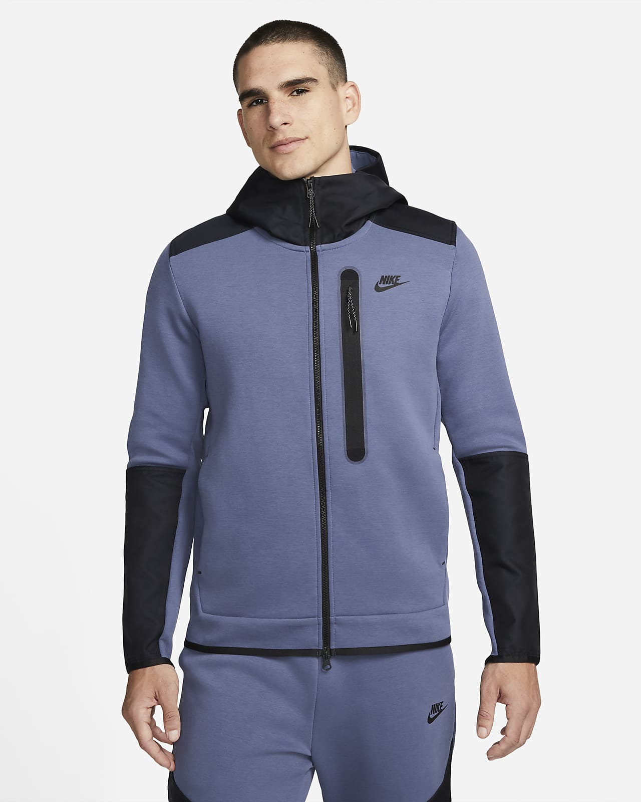 Nike Sportswear Tech Fleece Herentop met rits over de hele lengte. Nike NL