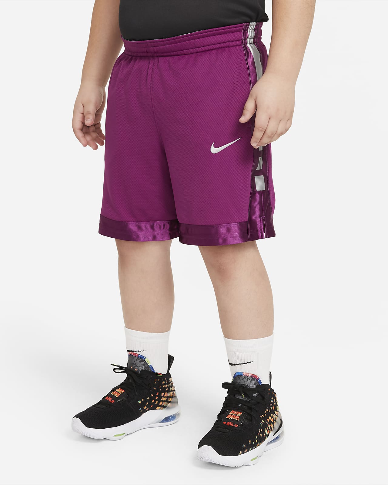 Shorts de básquetbol para niños talla grande (talla extendida) Nike Dri-FIT Elite