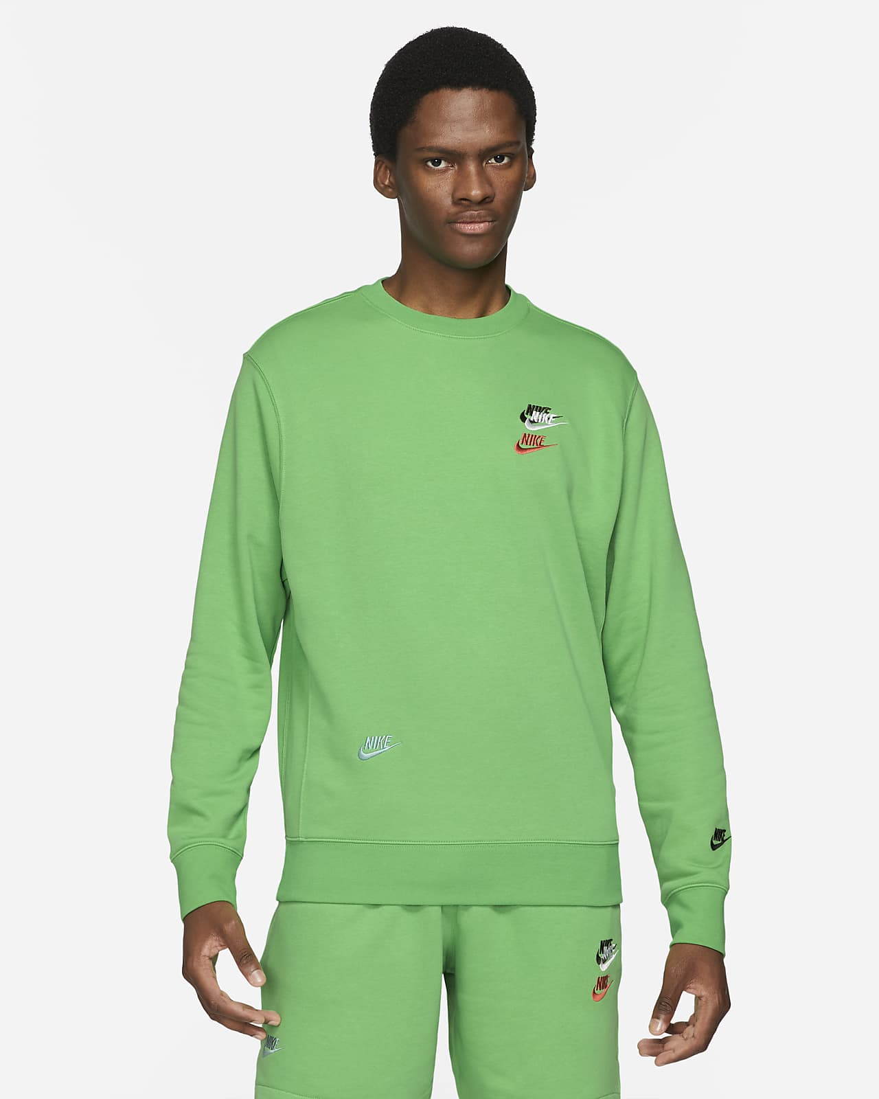 men's french terry crew nike sportswear