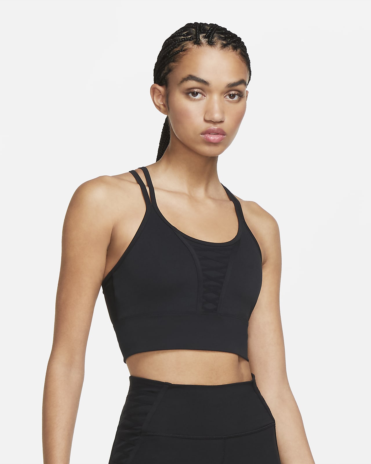 nike dry cropped training tank top