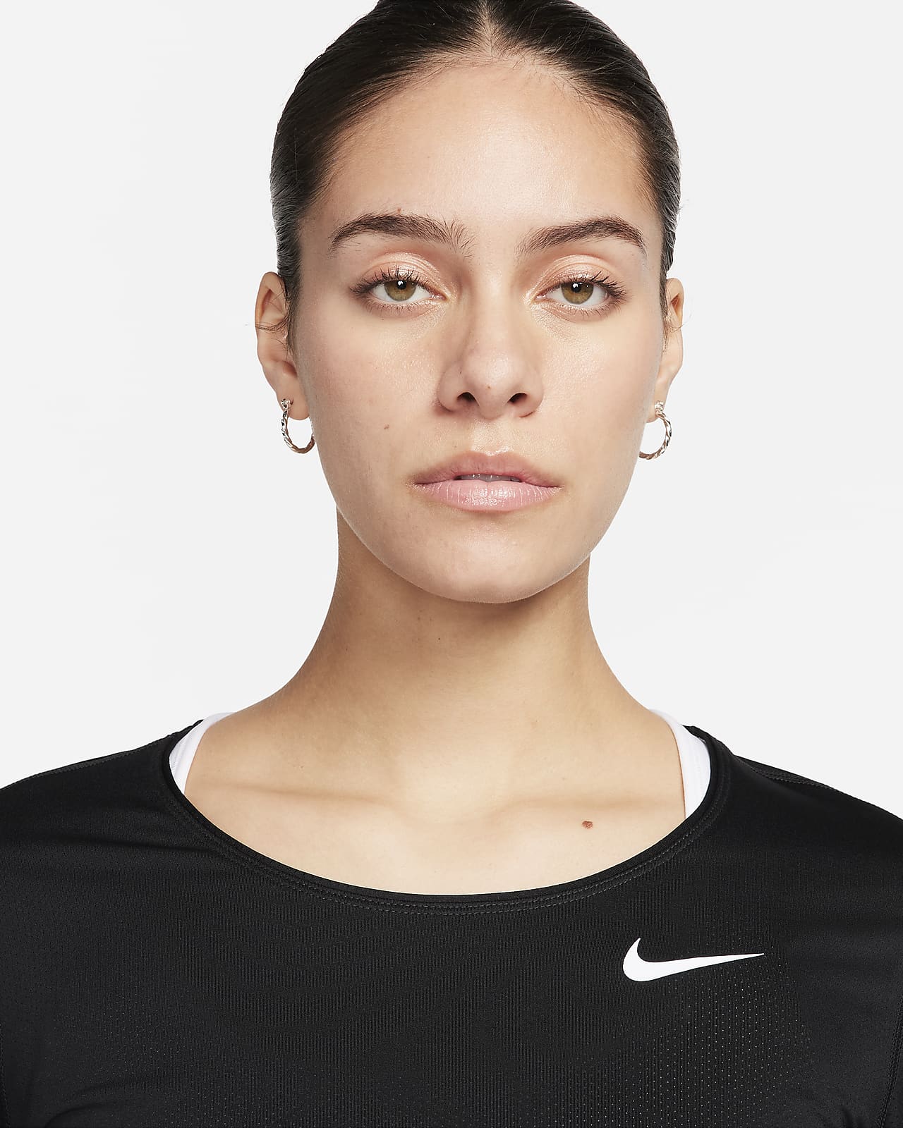 NWT Nike Pro Warm Sparkle Long Sleeve Women's Size Large AO9226-258 BEIGE