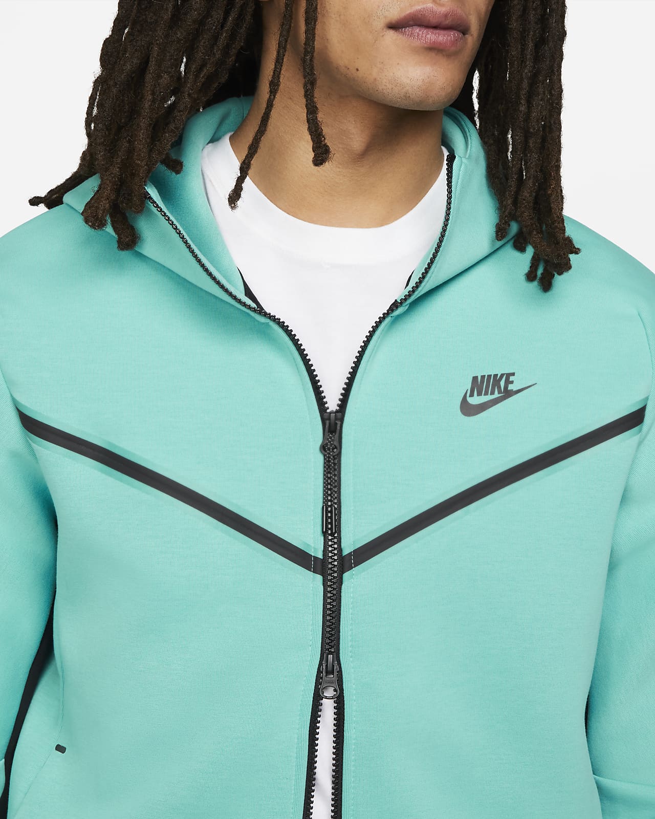 mint green tech fleece