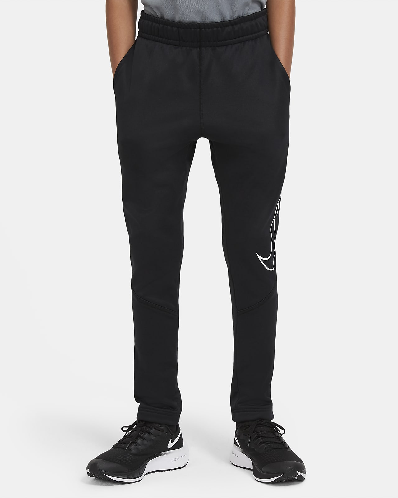 nike therma tapered trousers