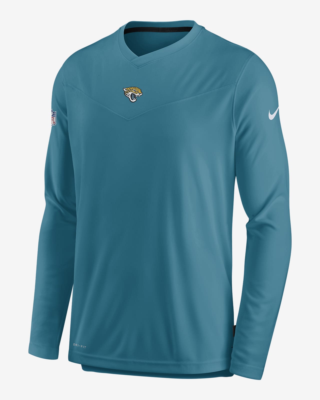 Dri-FIT Sideline Coaches (NFL Jacksonville Jaguars) Men's Long-Sleeve V -Neck Nike.com