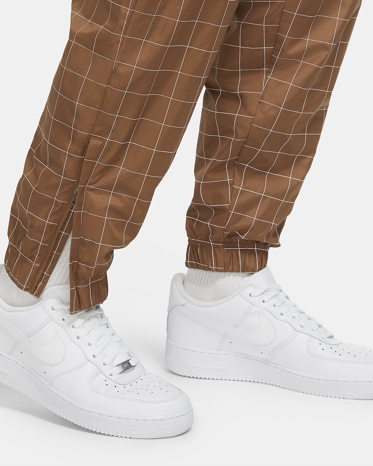 nike checkered pants