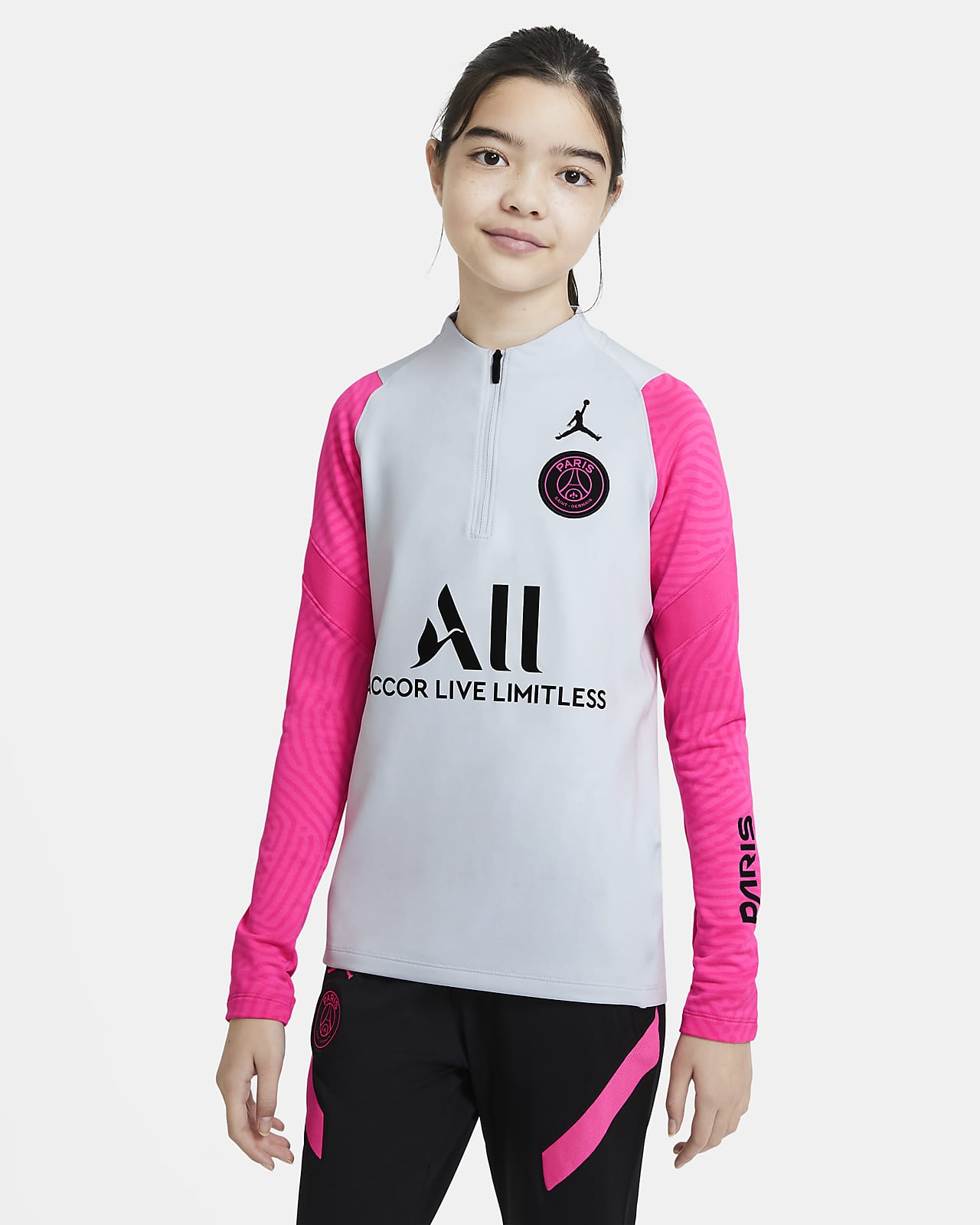 jordan x paris saint germain squad drill top