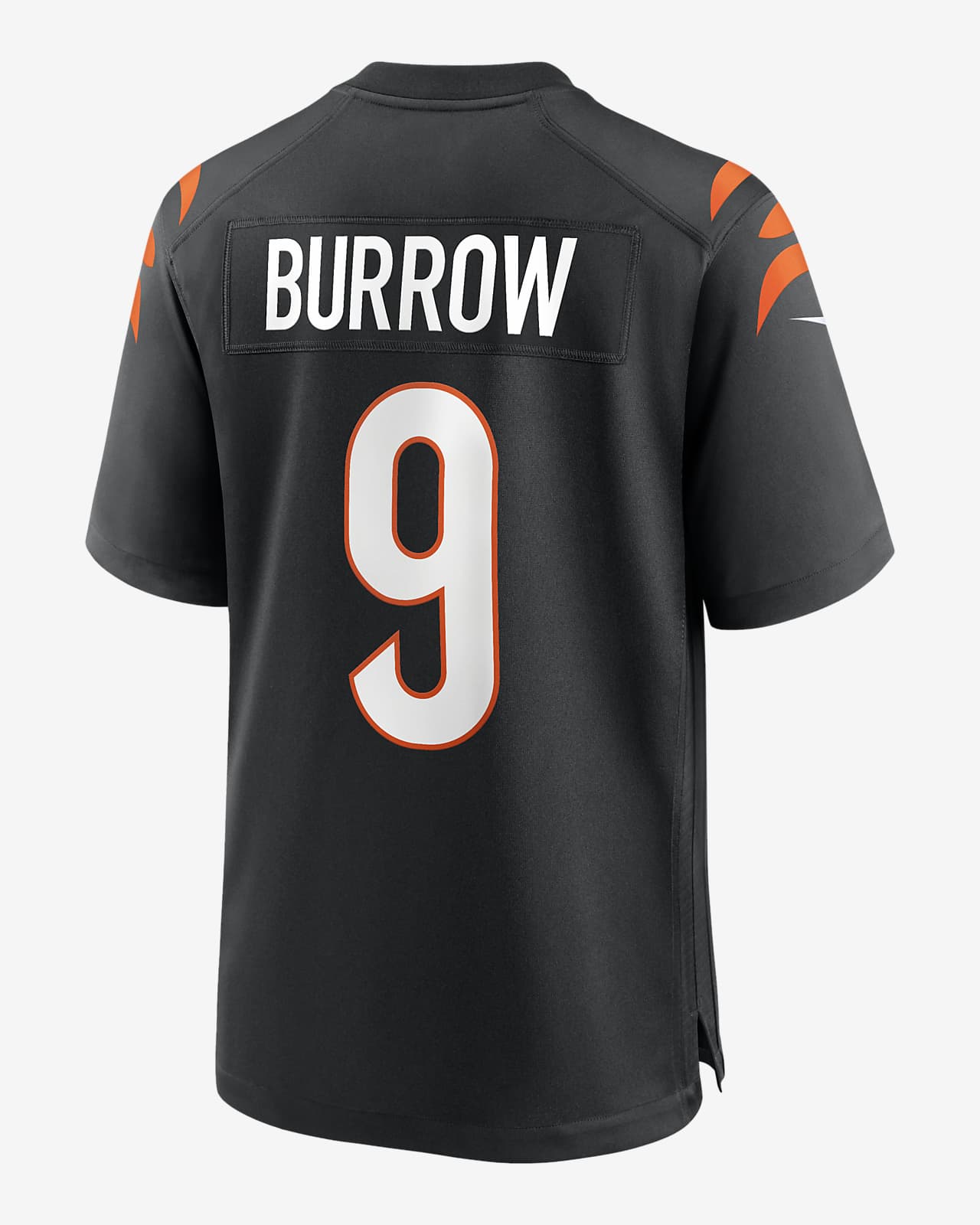 Black Nike NFL Cincinnati Bengals Burrow #9 Jersey