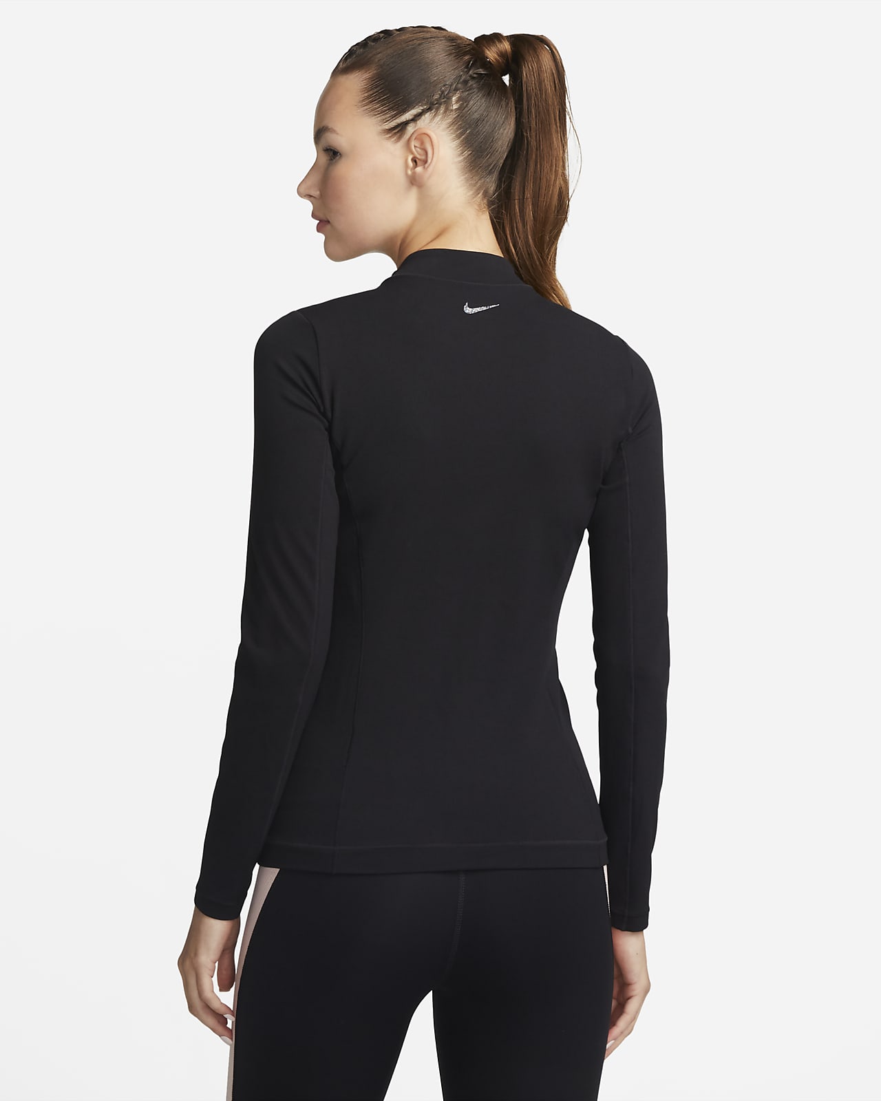 Chamarra ajustada para mujer Nike Yoga DriFIT Luxe.