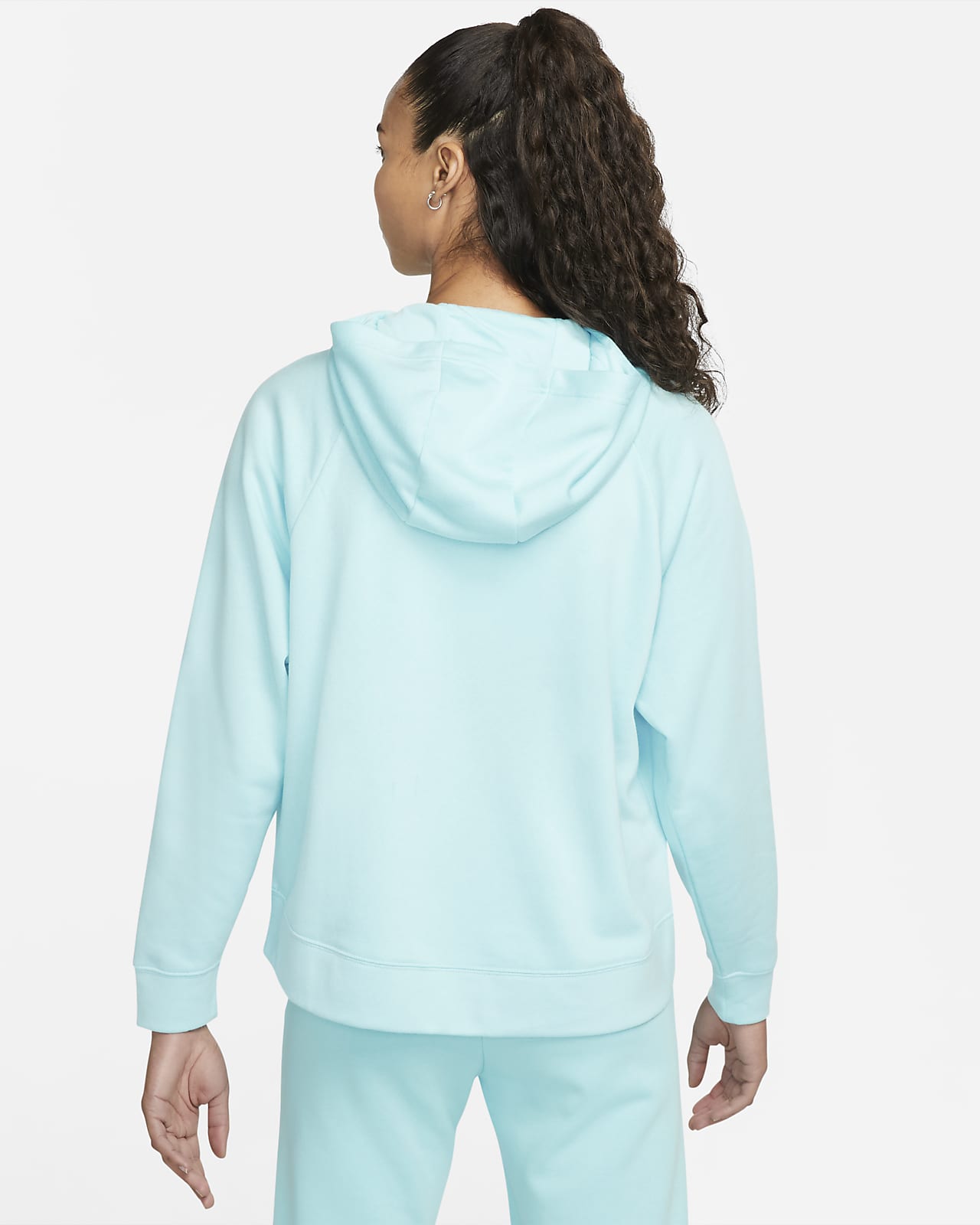 Sudadera con gorro de tejido Fleece con cierre de 1/4 para mujer Nike  Sportswear Club Essential. Nike.com