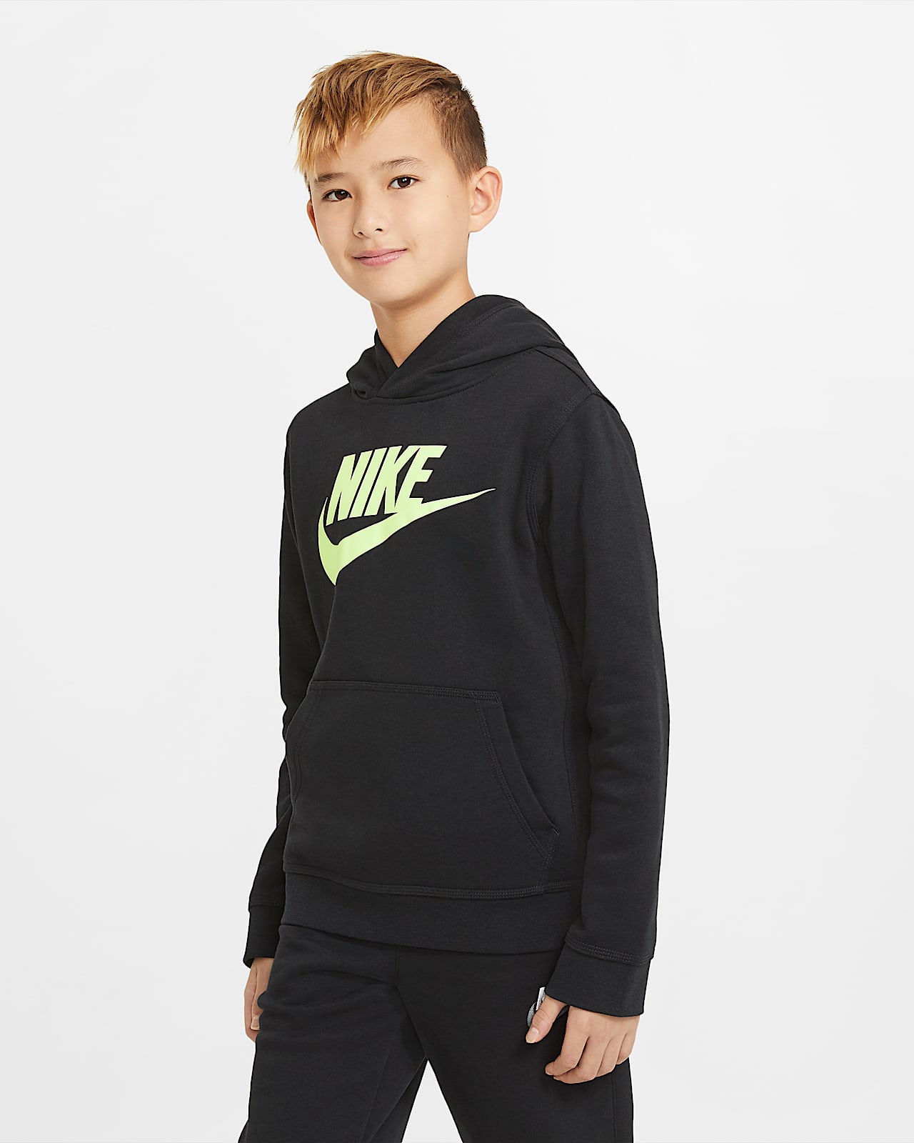 Nike公式 ナイキ スポーツウェア クラブ フリース ジュニア プルオーバー パーカー オンラインストア 通販サイト