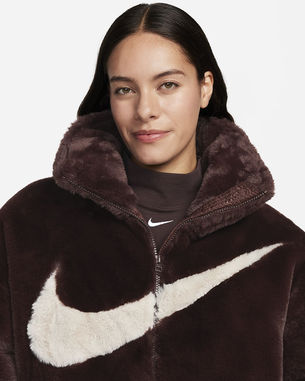 Orolay Women's Faux Fur Mid-Length Sherpa Teddy Coat-gemektower.com.vn