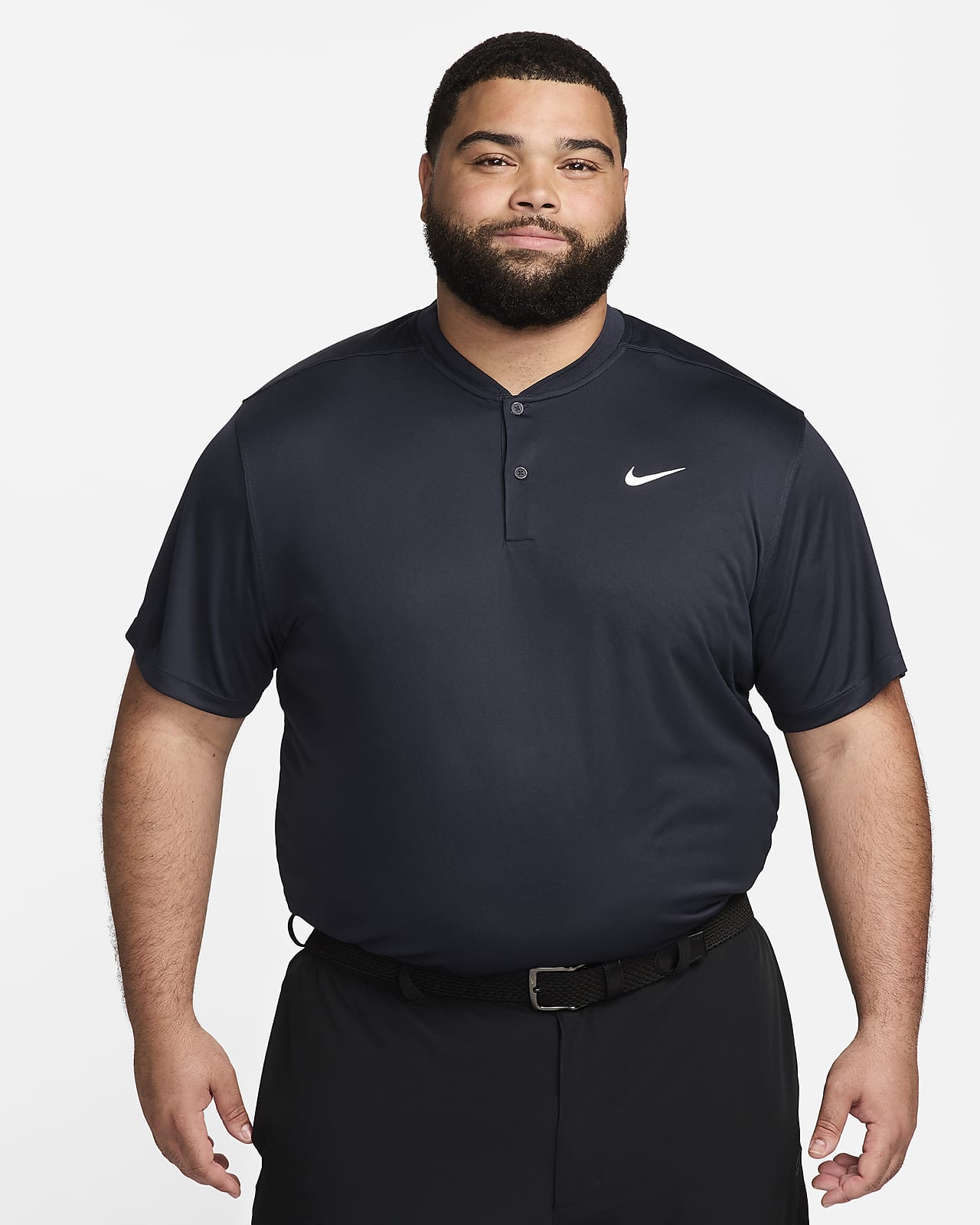 Black nike golf clearance shirt