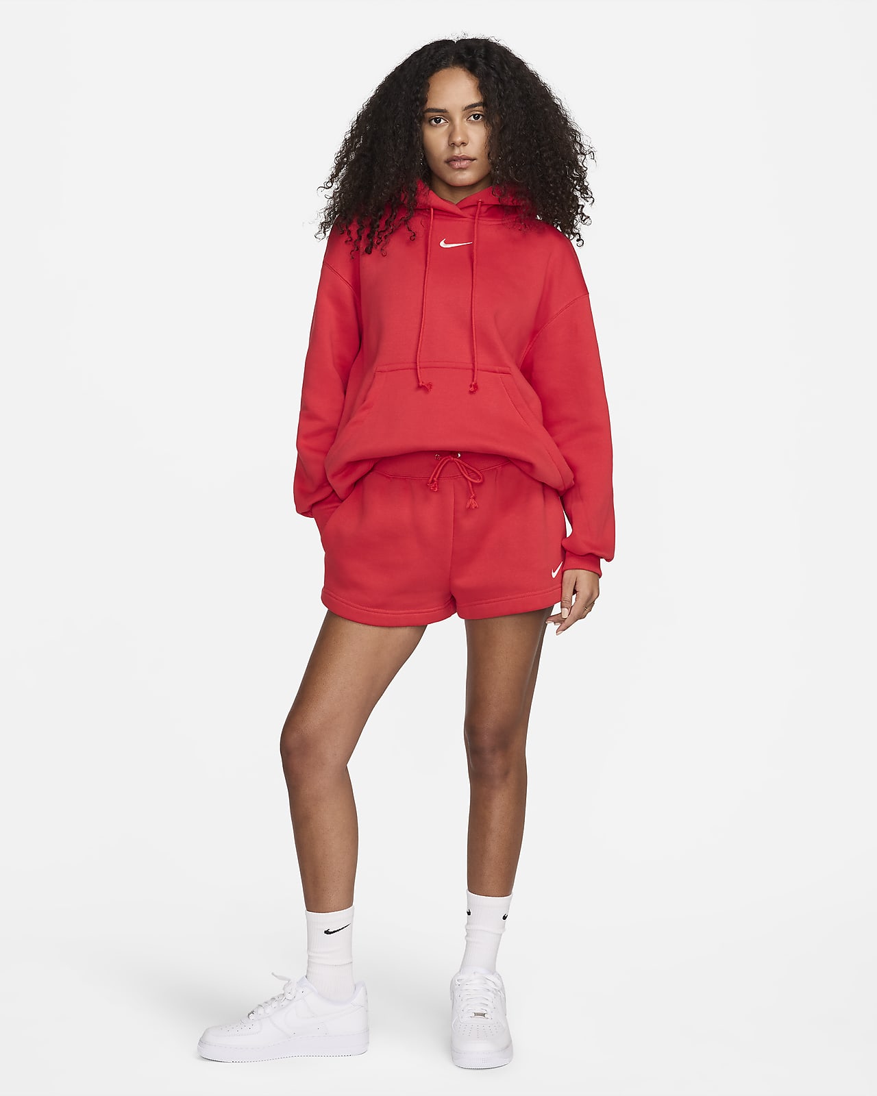 NIKE Nike Sportswear Phoenix Fleece Women's Over-Oversized Hoodie, Sand  Women's Hooded Sweatshirt