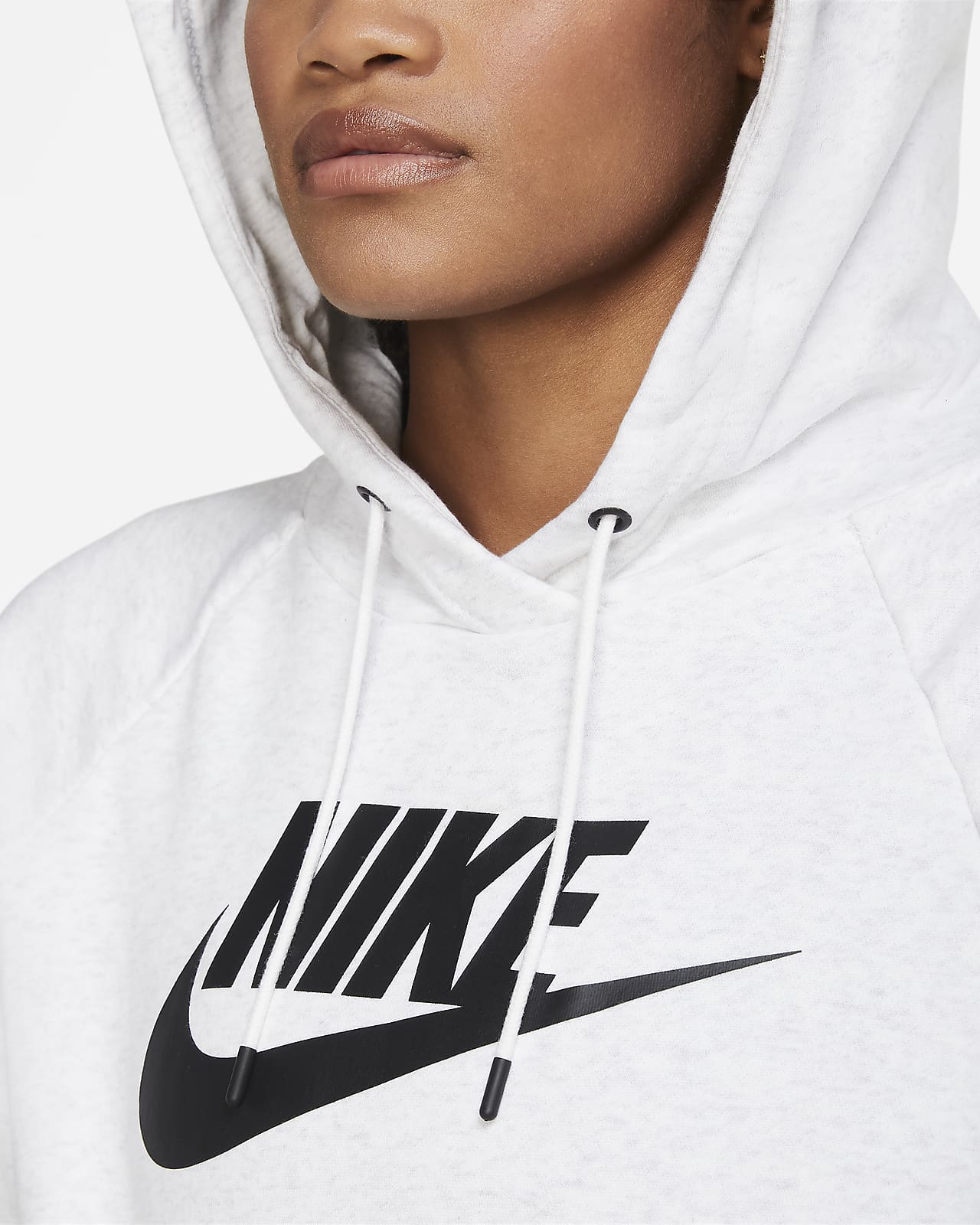 womens nike white hoodie