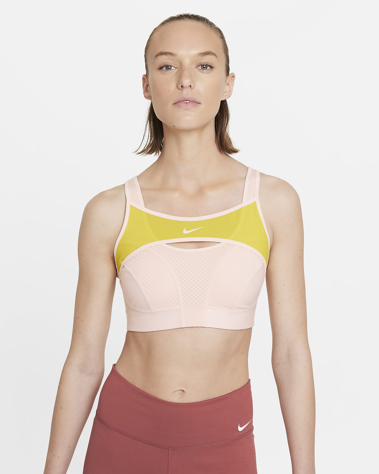 nike sports bra alpha