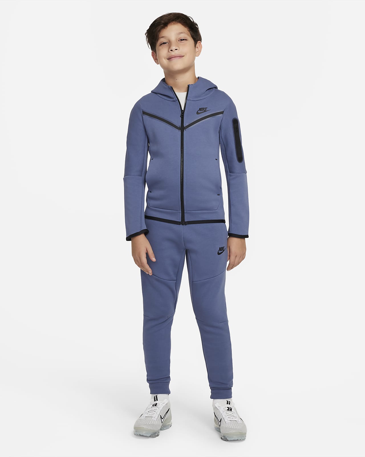 Nike Sportswear Tech Fleece Older Kids' (Boys') Full-Zip Hoodie. Nike CA