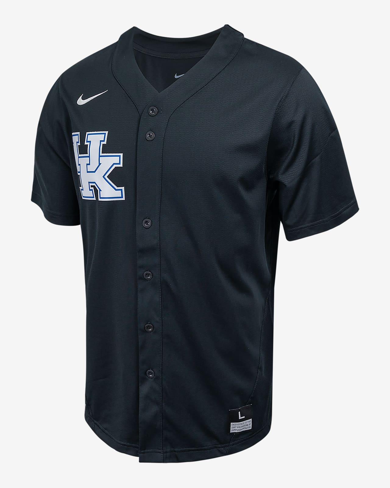 Jersey de béisbol con botones Nike College para hombre Kentucky