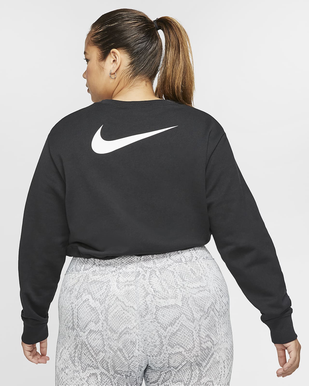 Nike Sportswear Swoosh Women's French Terry Crew (Plus Size Nike Sportswear Swoosh Women's French Terry Crew. Nike NL