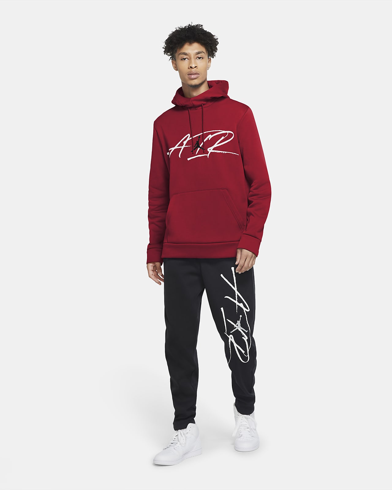 nike men's therma graphic hoodie