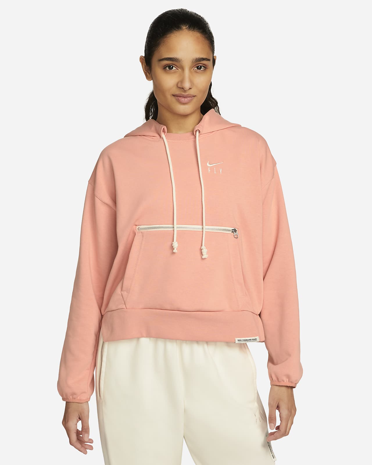 Nike Dri-FIT Swoosh Fly Standard Issue Sudadera con capucha de baloncesto -  Mujer. Nike ES