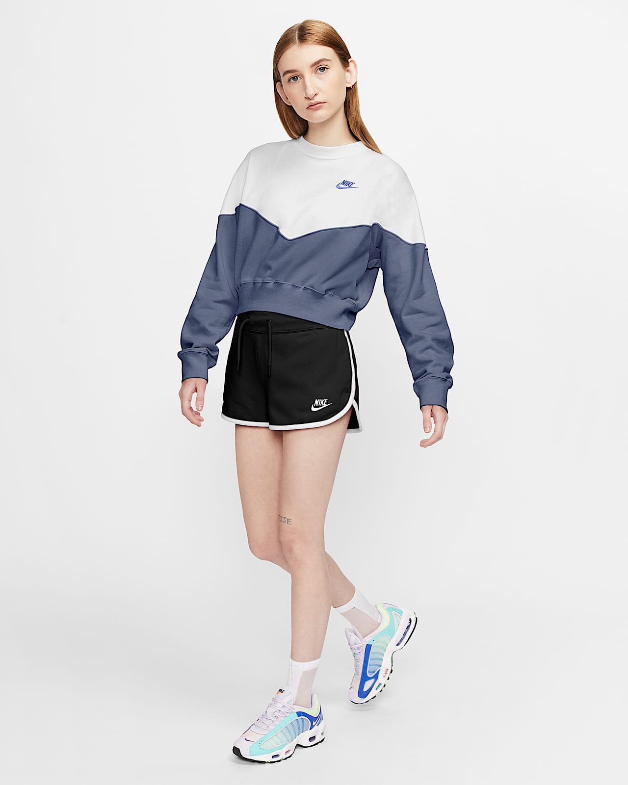 nike fleece womens shorts