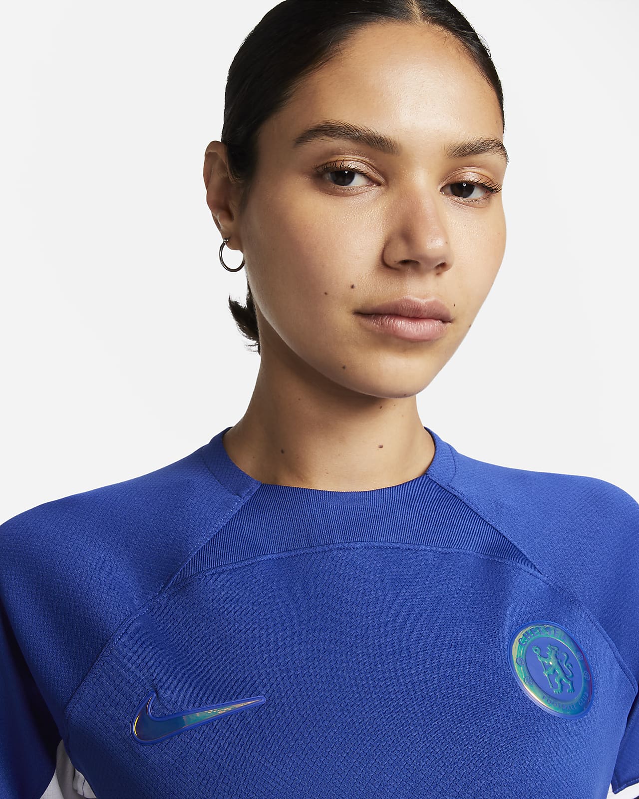 Camisola de futebol Nike Dri-FIT do equipamento principal Stadium Chelsea  FC 2023/24 para mulher