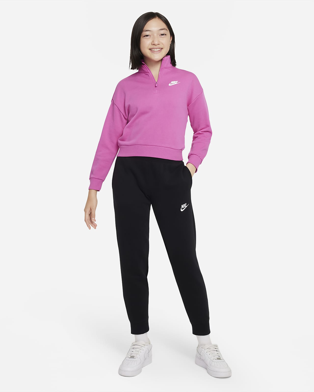 Bas de jogging Nike Sportswear Club Fleece Rose Pâle pour Femme