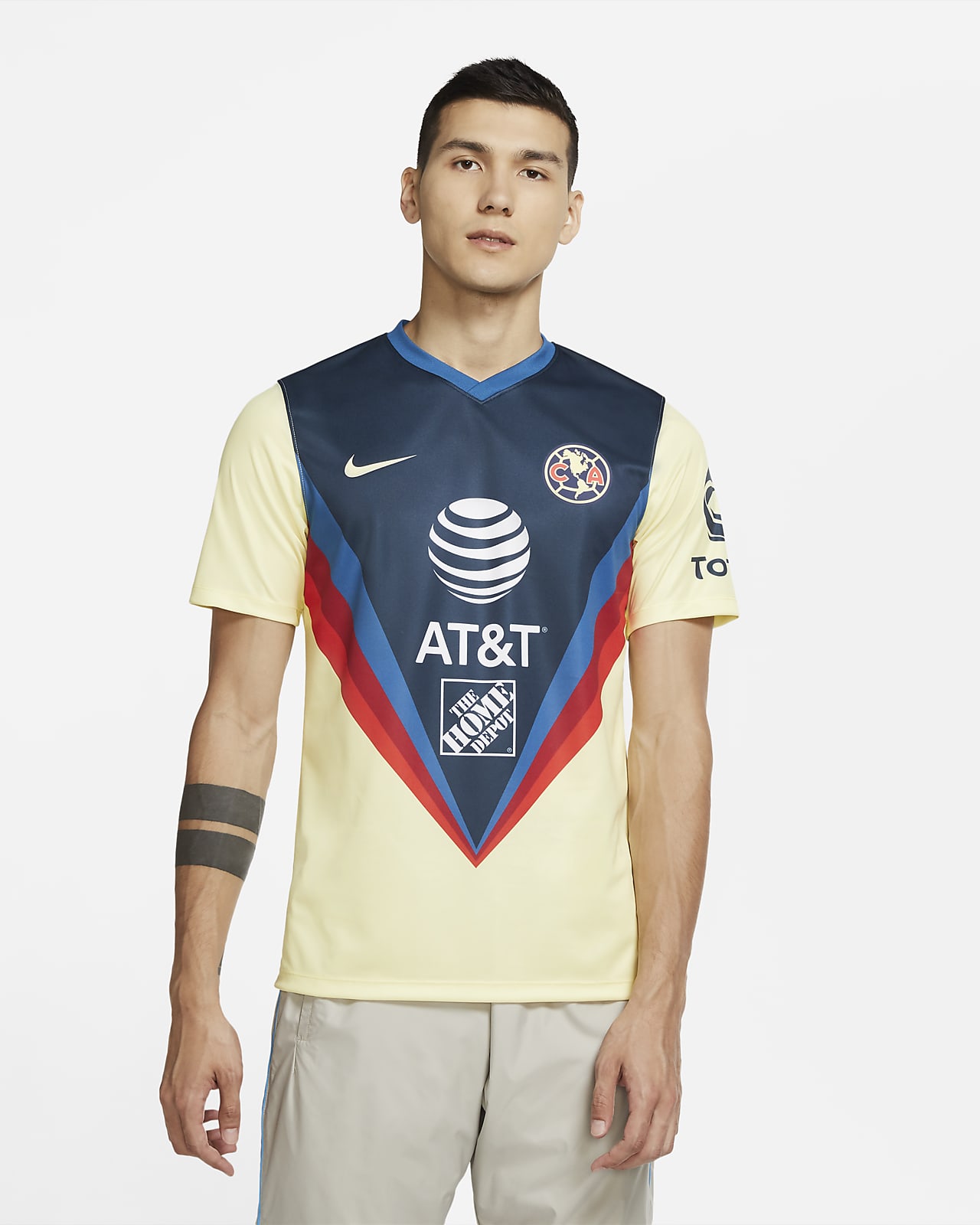 Camiseta de fútbol de local para hombre Stadium del Club America 2020/21.  Nike.com