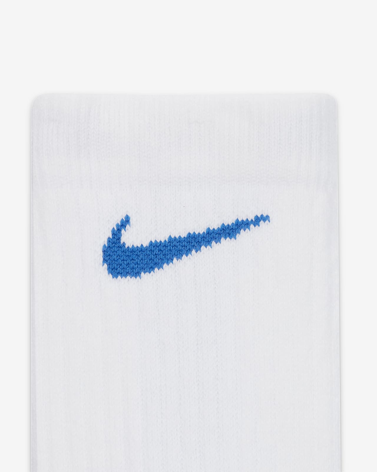 Nike Elite Versatility Crew Basketball Socks In Omega Blue/blk/omega Blue