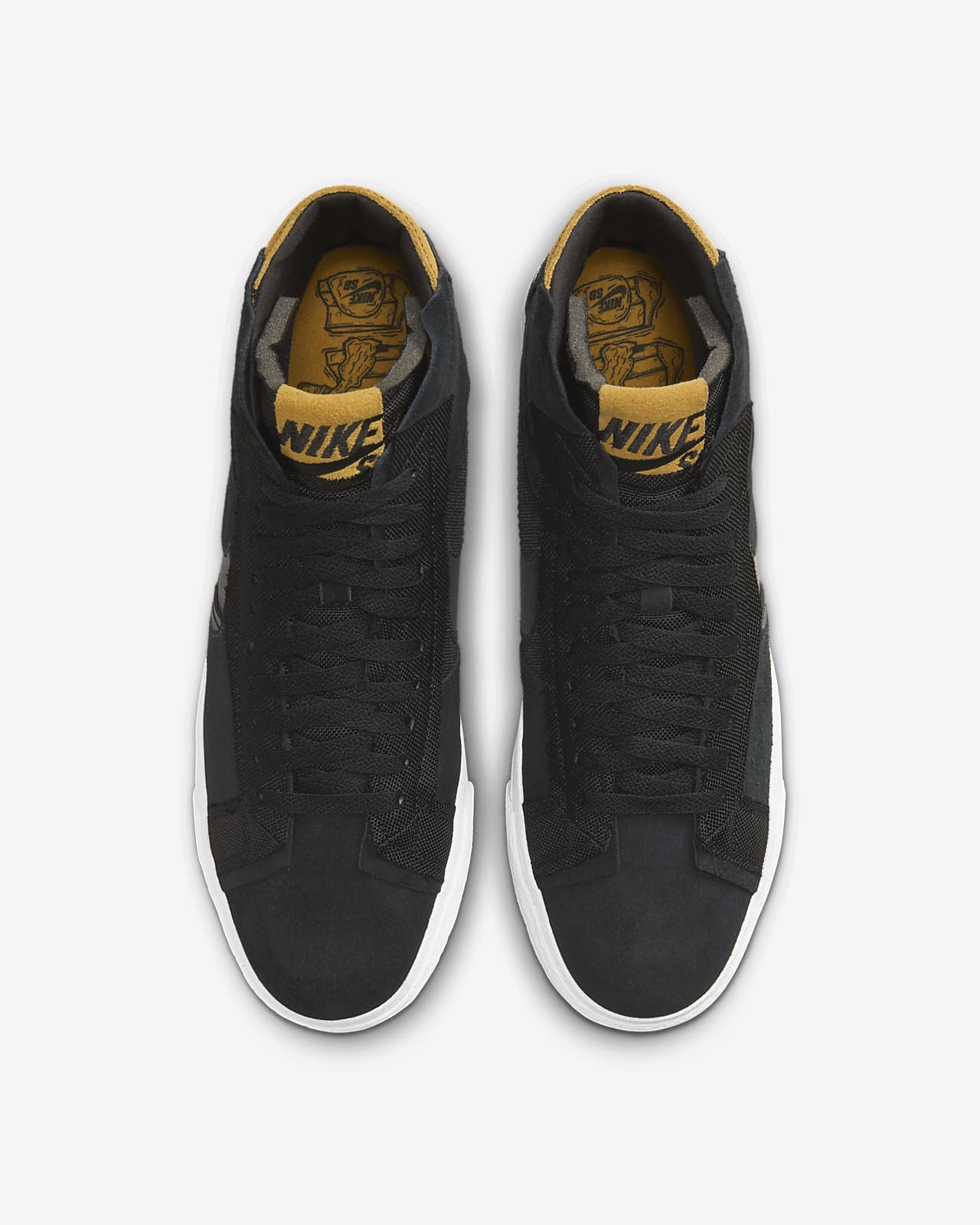 Nike sb blazer clearance high dorados