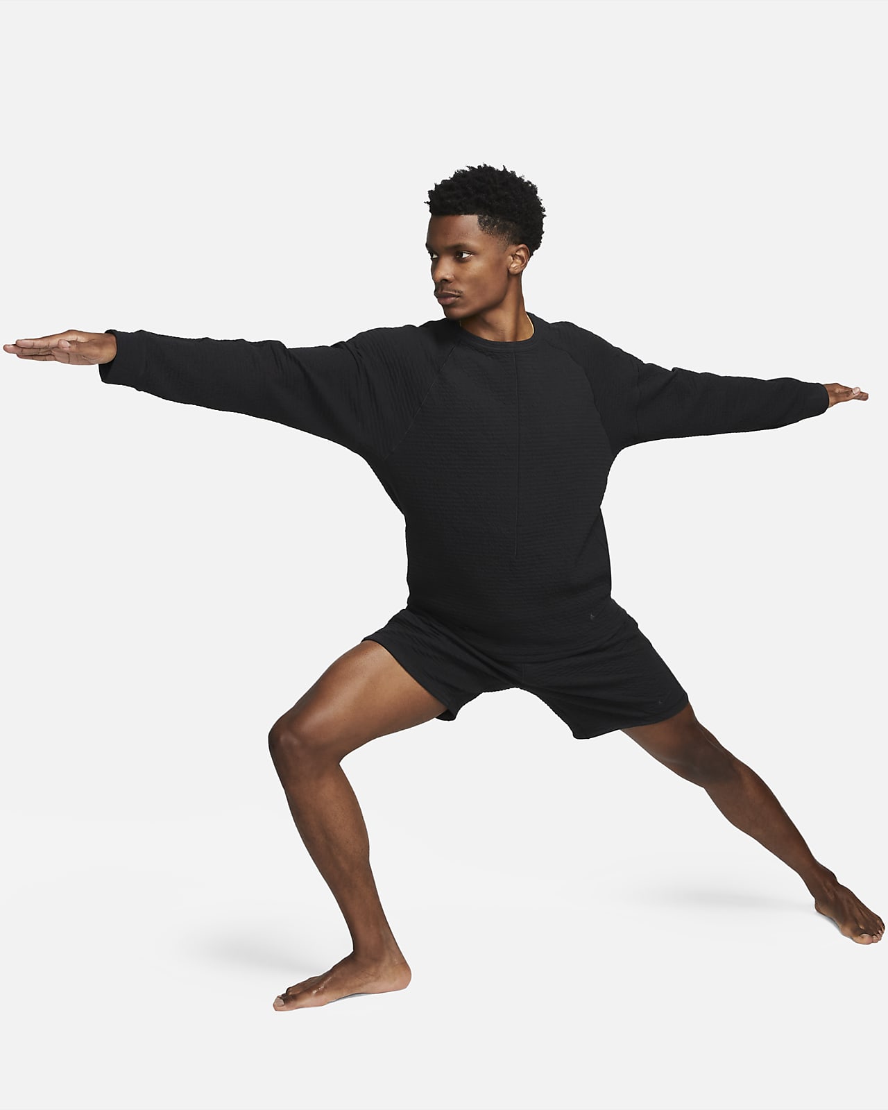 Nike Yoga Dri-FIT Men's Shorts, Black, Large : : Clothing