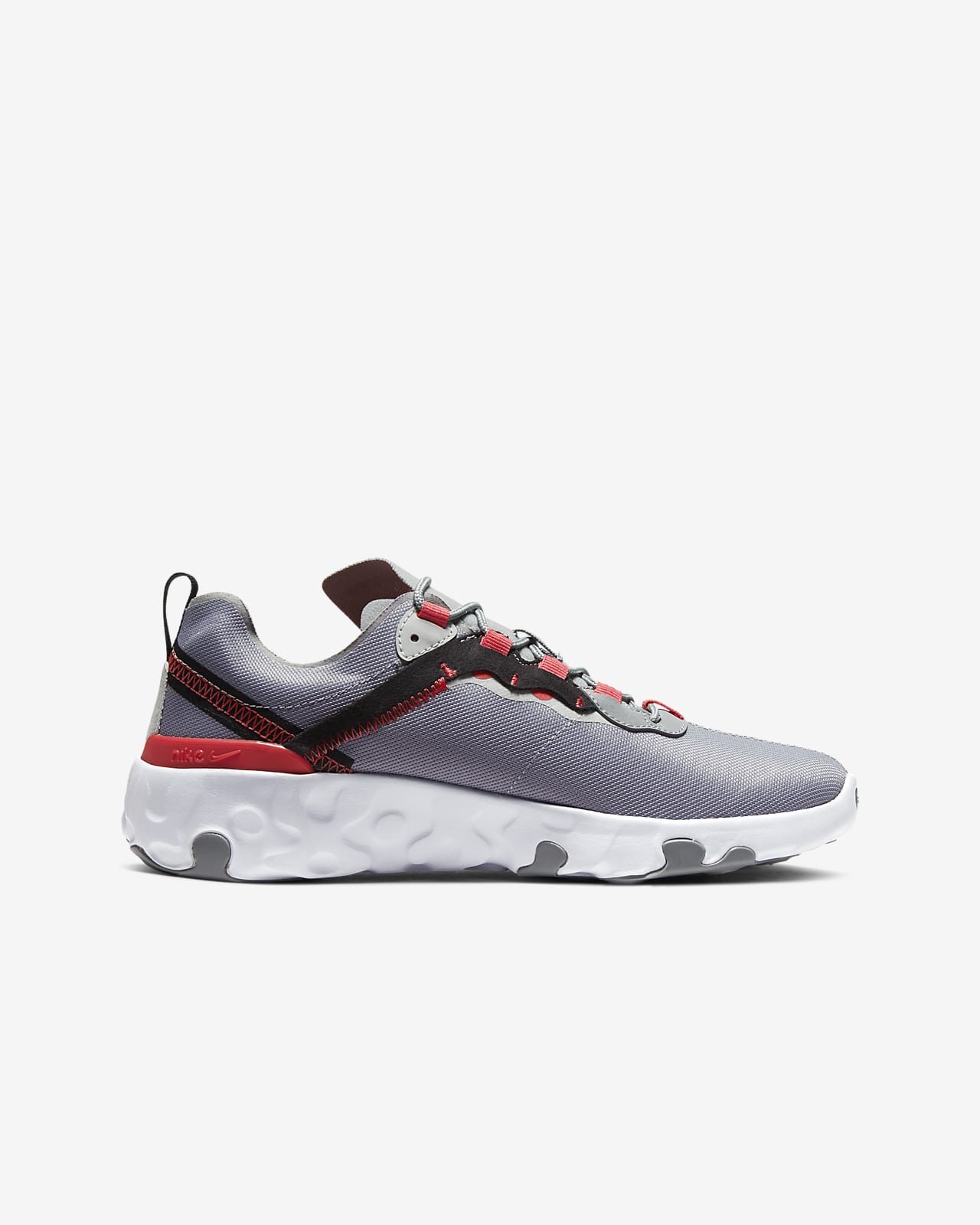 nike react element 96 bambino argento