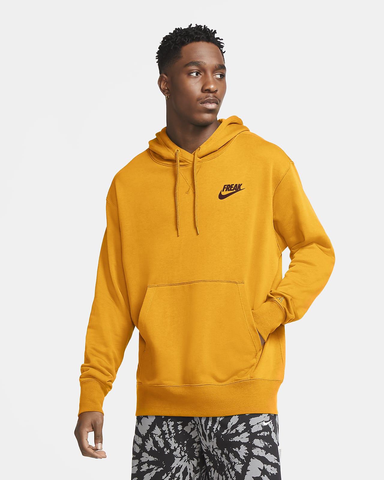 nike felpa uomo giallo