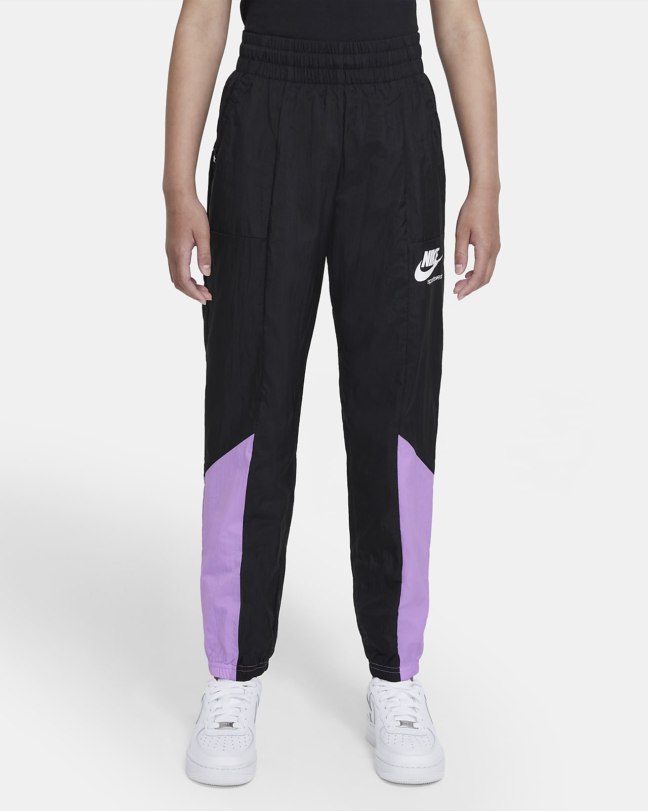 Girls' trousers Nike Court Club Pants - honeydew/white | Tennis Zone |  Tennis Shop