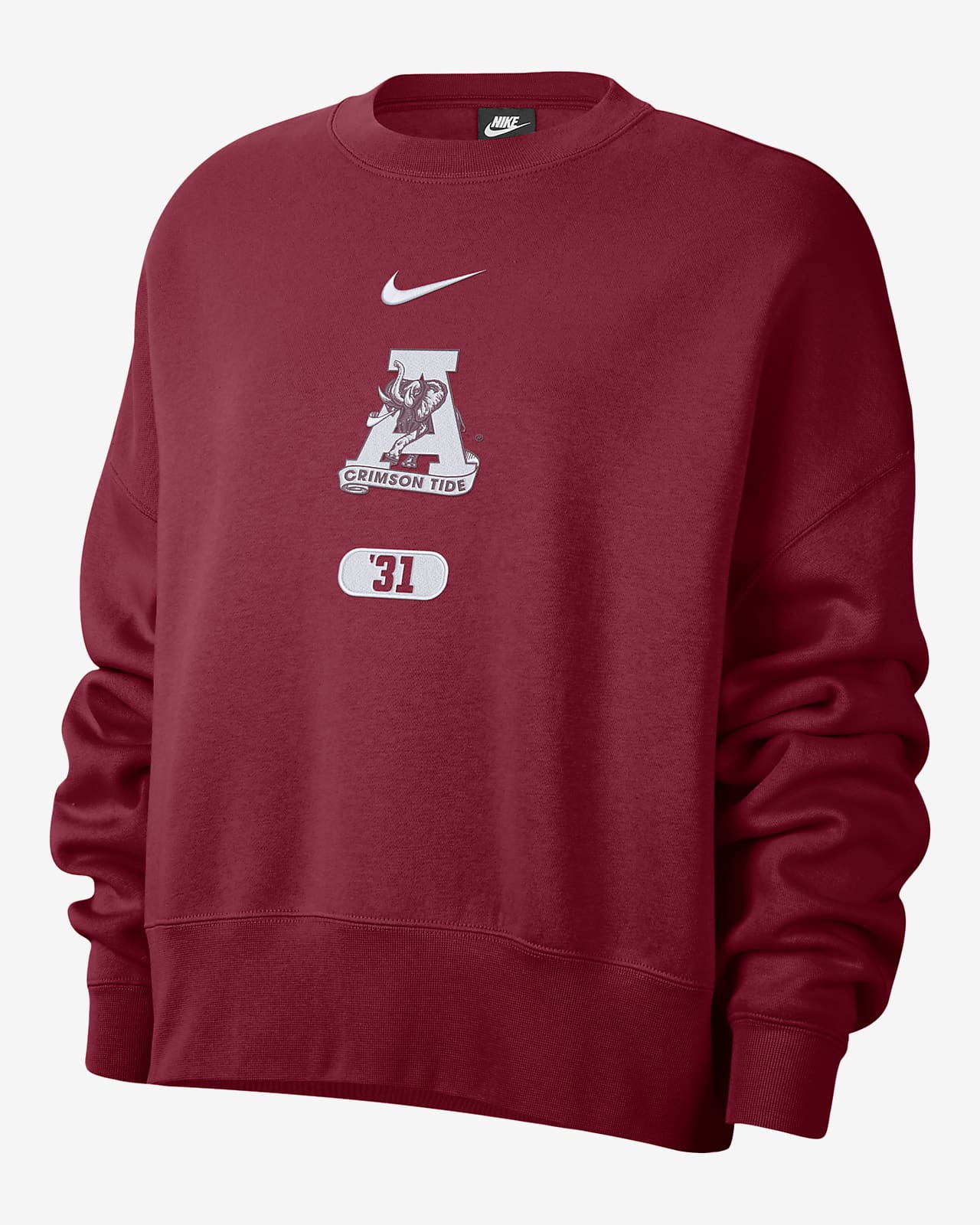 Alabama Women's Nike College Crew-Neck Sweatshirt