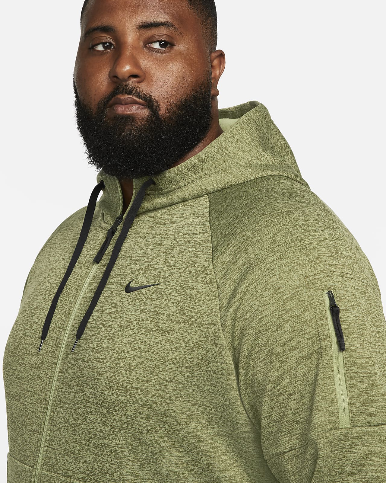 Nike Therma-FIT Men's Full-Zip Fitness Hoodie. Nike GB