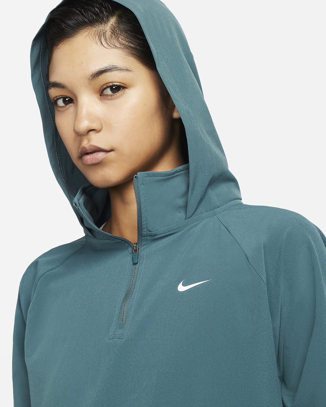 Nike Pro Dri-FIT Women's 1/4-Zip Packable Training Cover-Up. Nike SI
