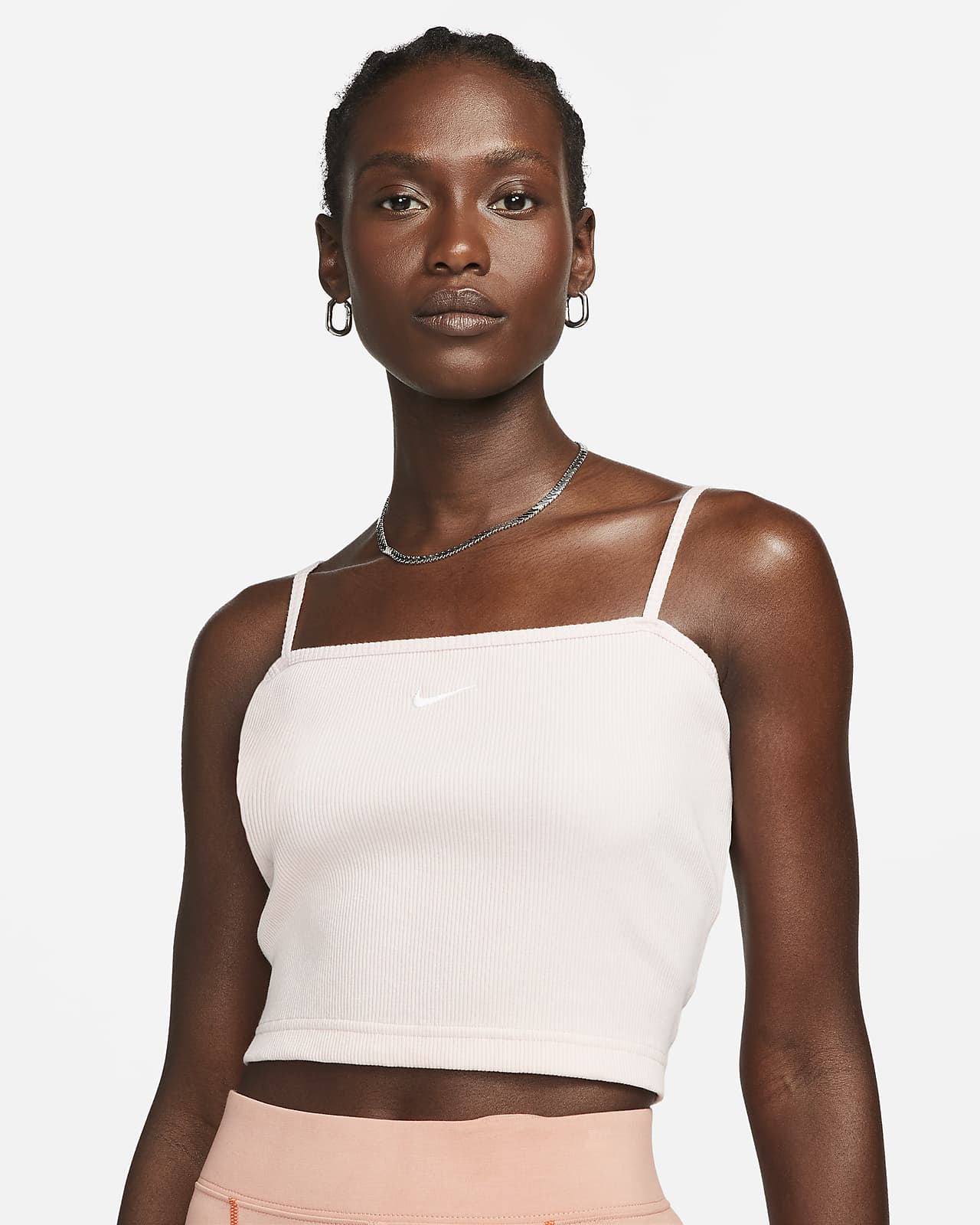 Nike ribbed crop top Clearance