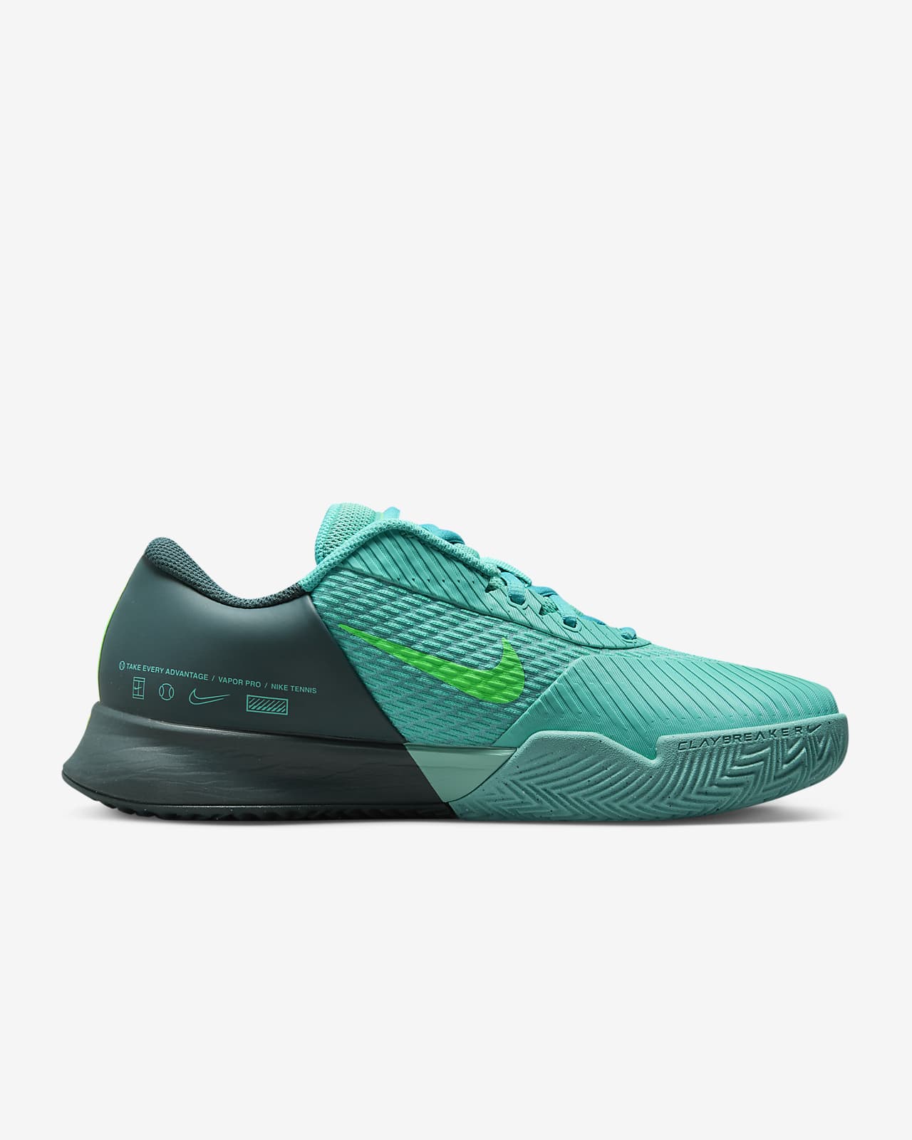 Manto invención santo NikeCourt Air Zoom Vapor Pro 2 Men's Clay Tennis Shoes. Nike.com