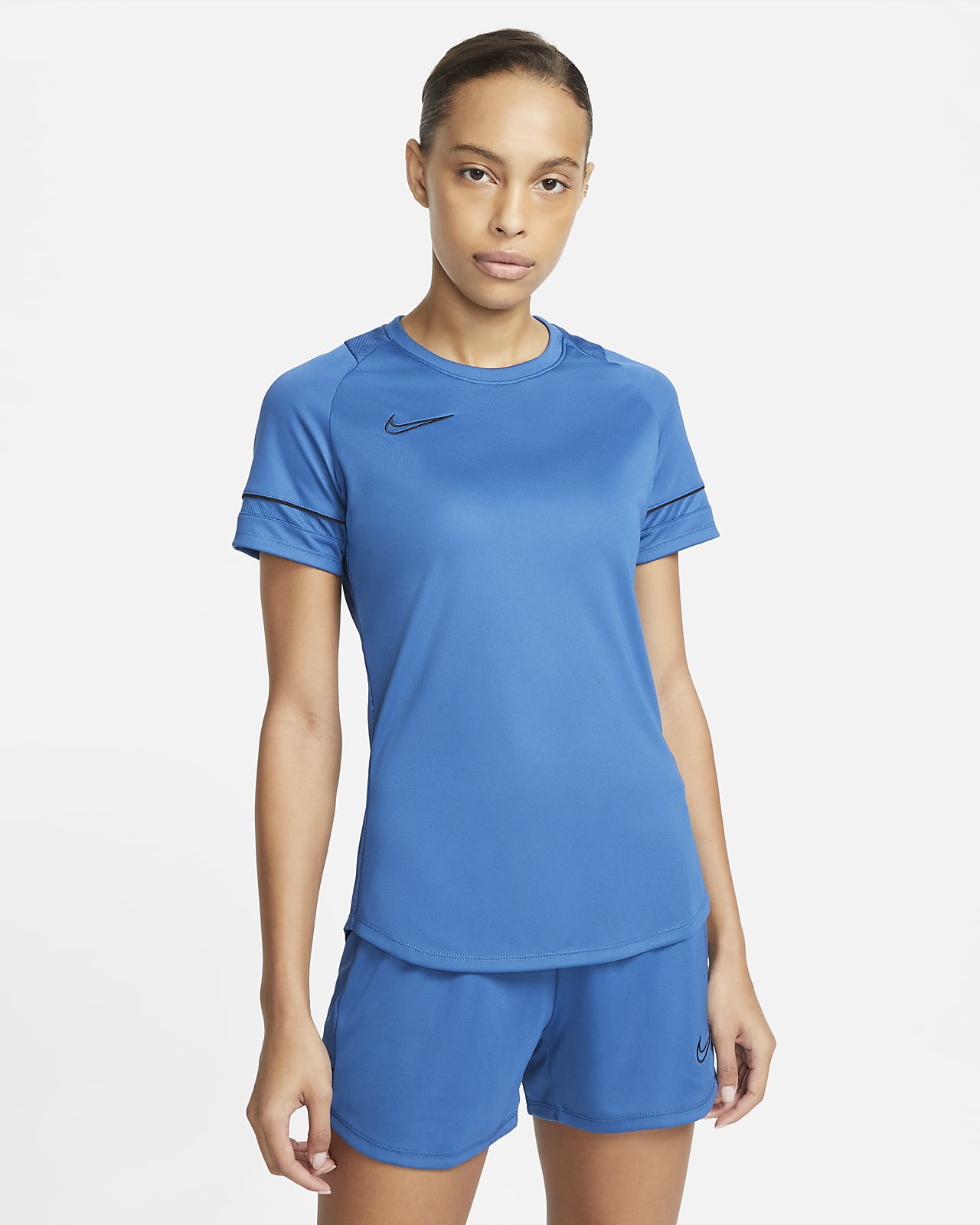 blue nike academy top