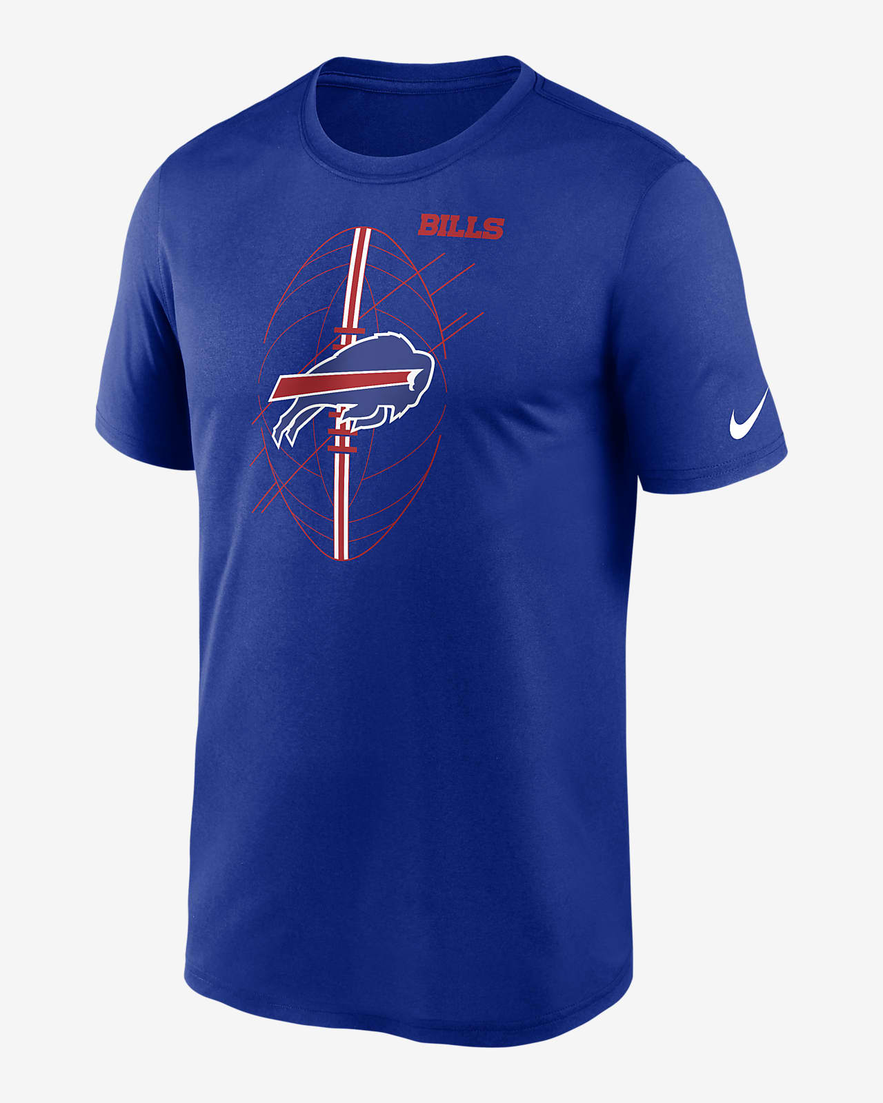 Nike Men's Buffalo Bills Legend Logo Red T-Shirt