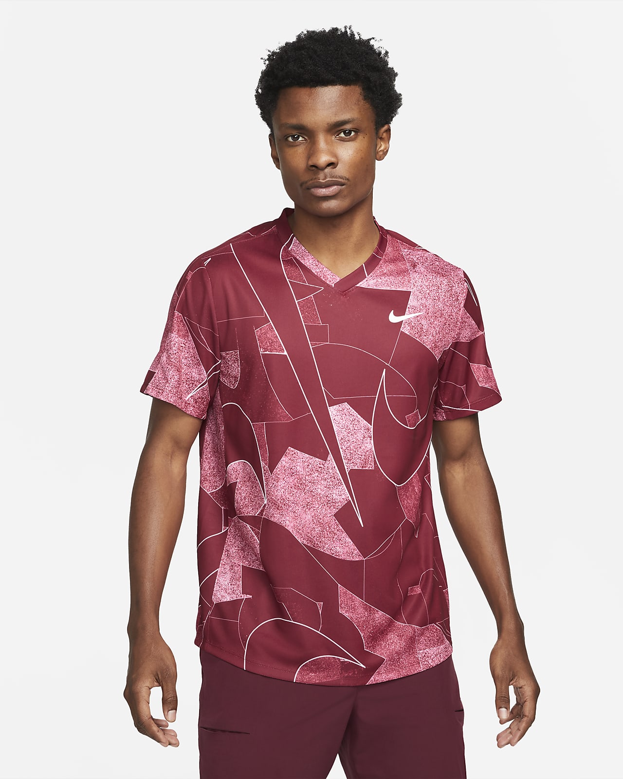 Maglia da tennis stampata NikeCourt Dri-FIT Victory - Uomo. Nike IT