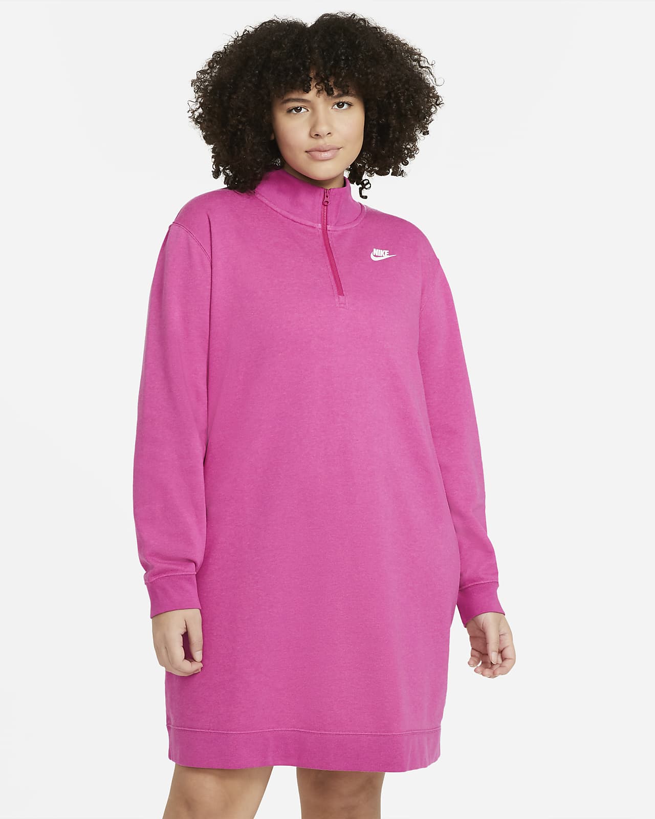 Pink nike dress plus size clearance