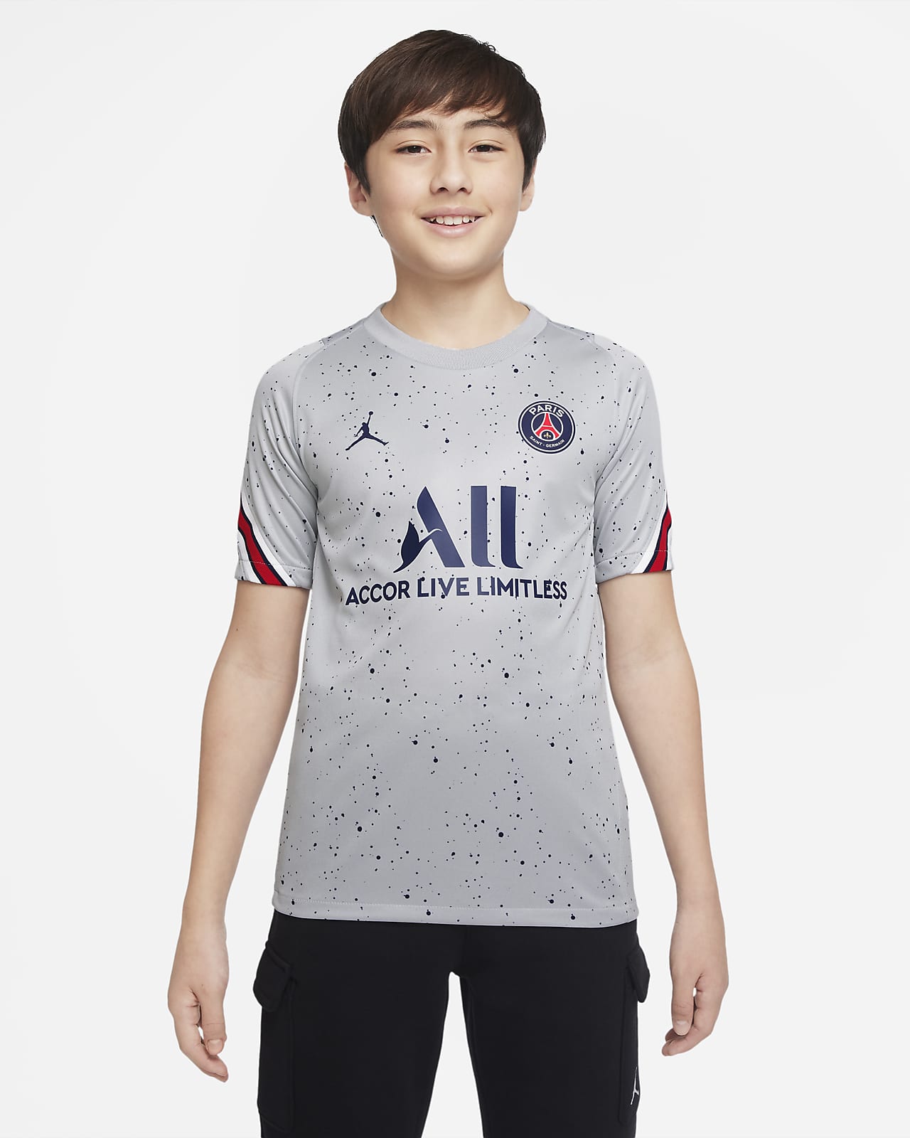 Paris Saint-Germain Strike Fourth Older Kids' Nike Dri-FIT Short-Sleeve  Football Top. Nike NL